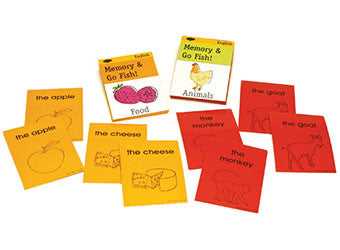 English Curriculum Beginner Memory Go Fish Game Card for Elementary Grade Levels