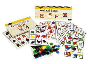 English Curriculum Beginner Bingo Yeehaw Cards for Elementary Grade Levels