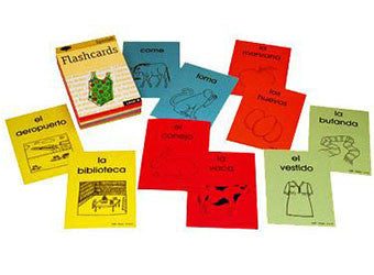 SSL Curriculum Beginner Flashcards Vocabulary Spanish for Elementary Grade Levels